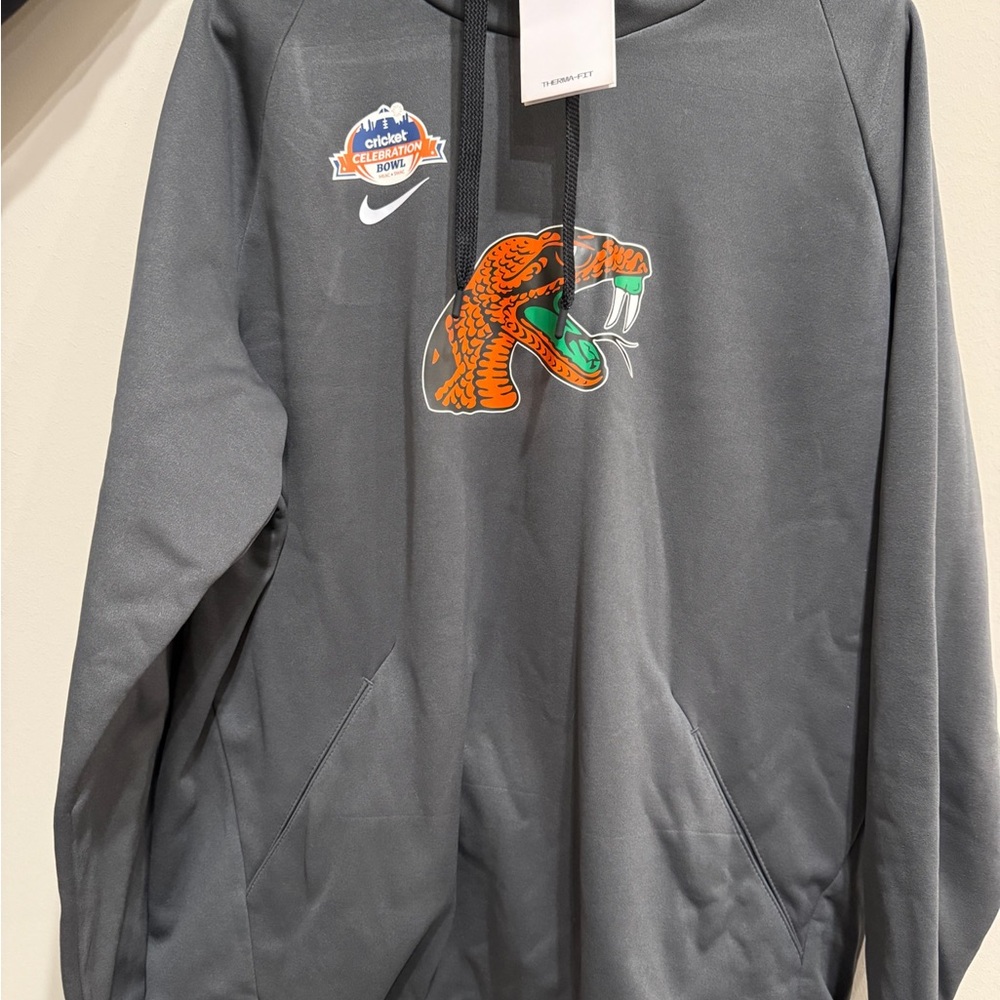 NWT Men’s L Grey Nike Celebration Bowl FAMU Hoodie